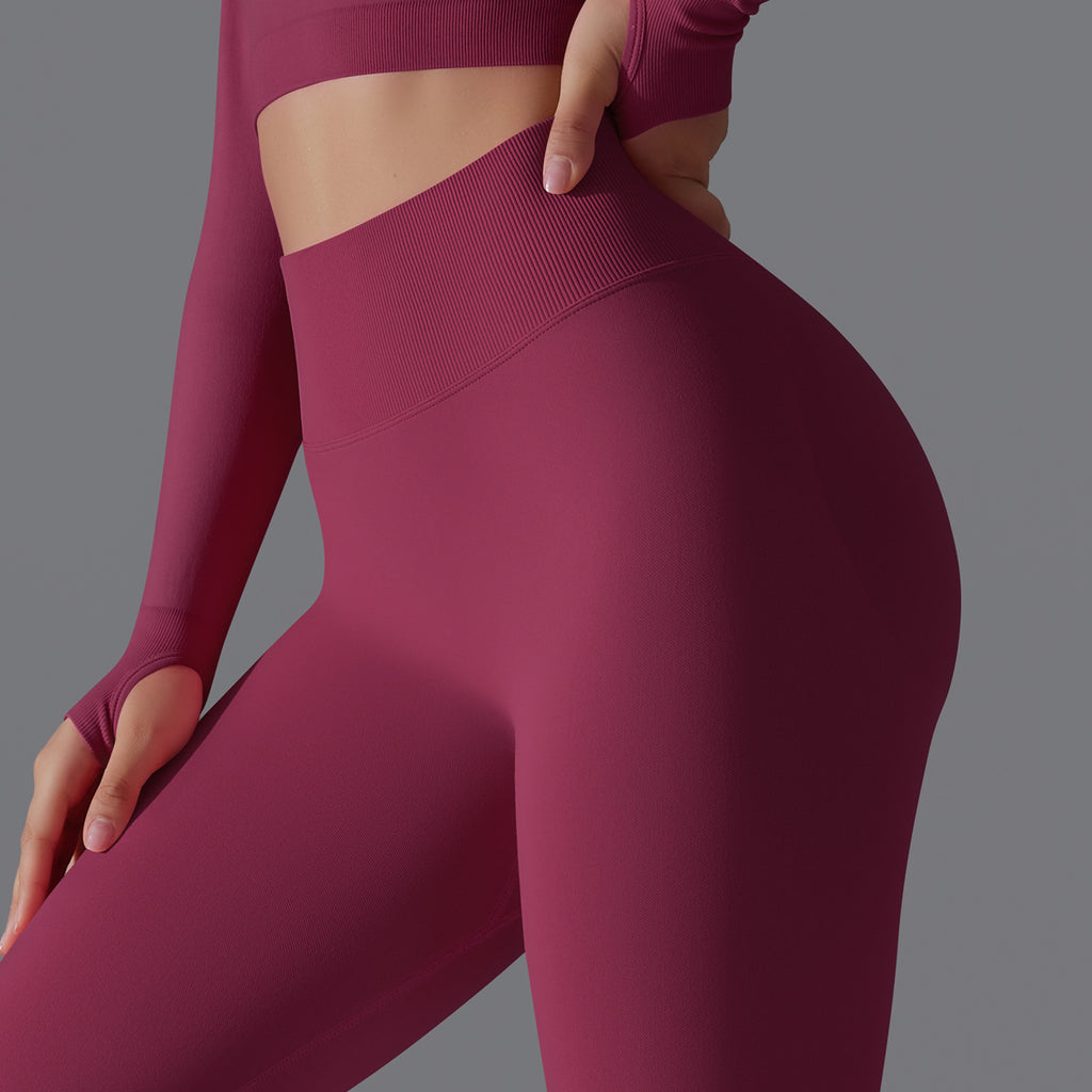 Aurae Legging.03 Burgundy
