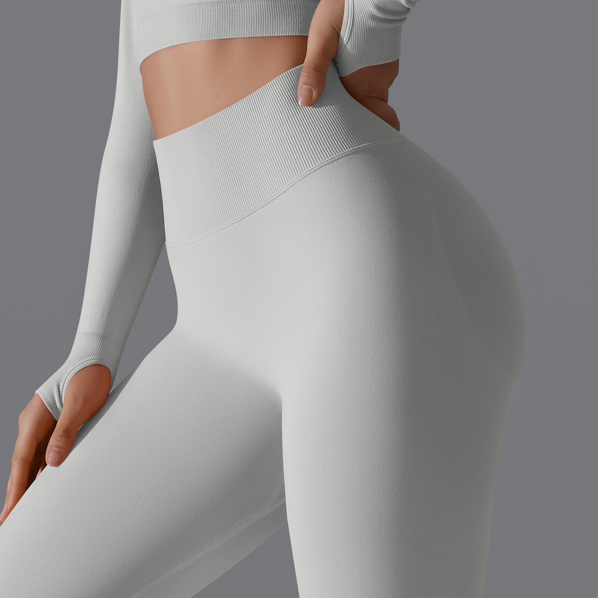 Aurae Legging.03 Silver Grey