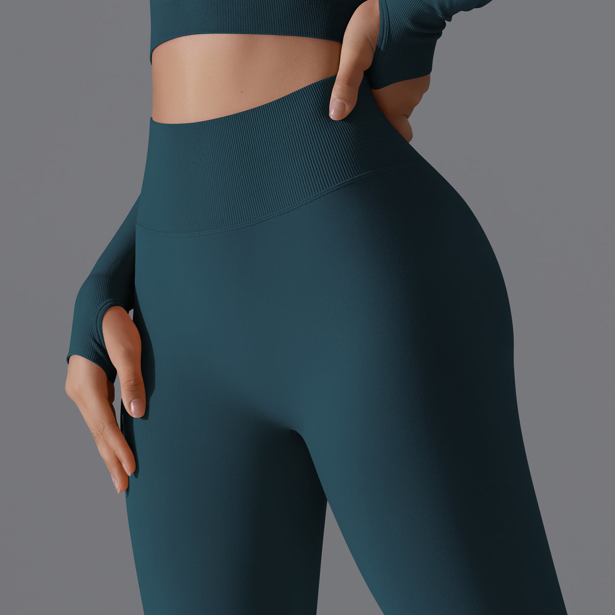 Aurae Legging.03 Blue Green