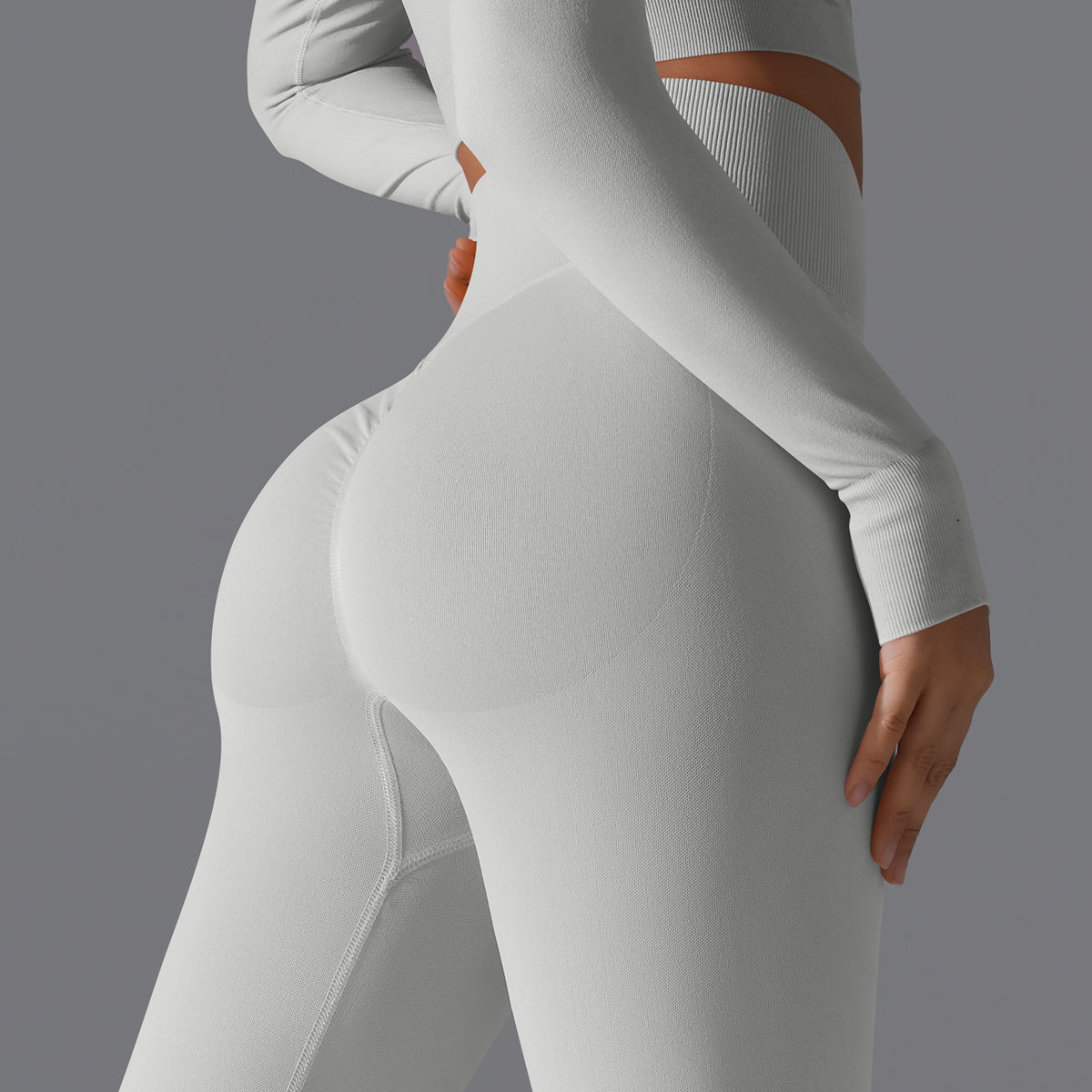 Aurae Legging.03 Silver Grey