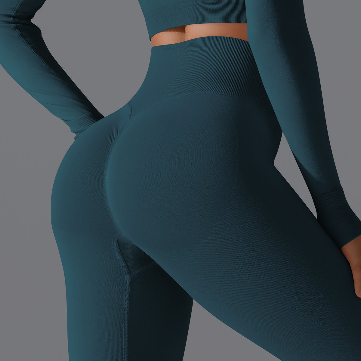 Aurae Legging.03 Blue Green