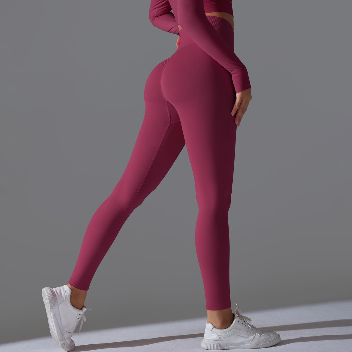 Aurae Legging.03 Burgundy