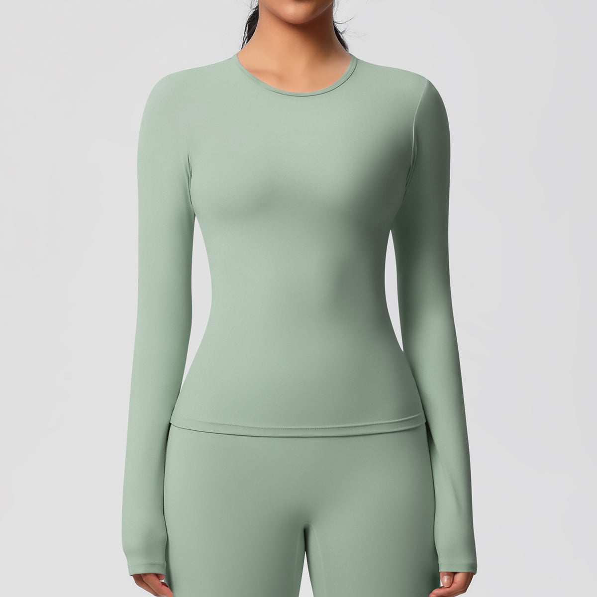 Aurae Top.03 Sage Green