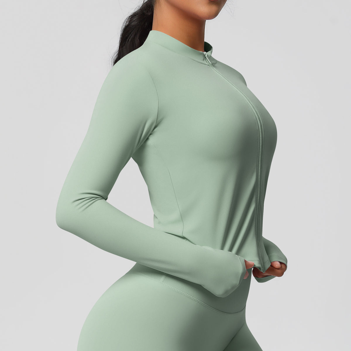 Aurae Jacket.01 Sage Green