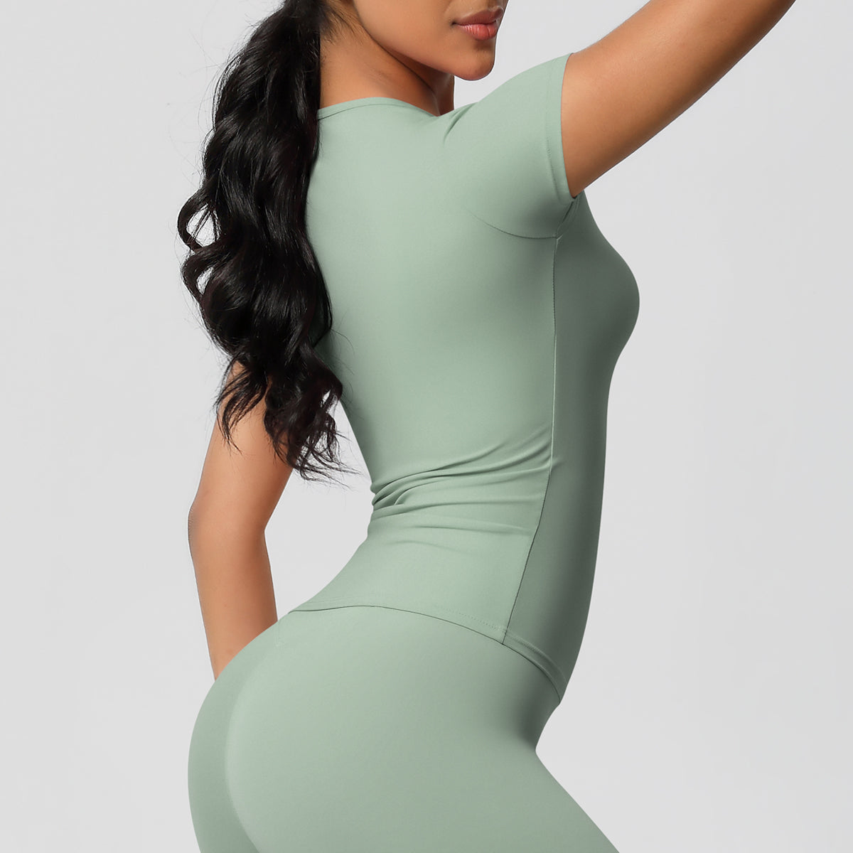 Aurae Top.02 Sage Green