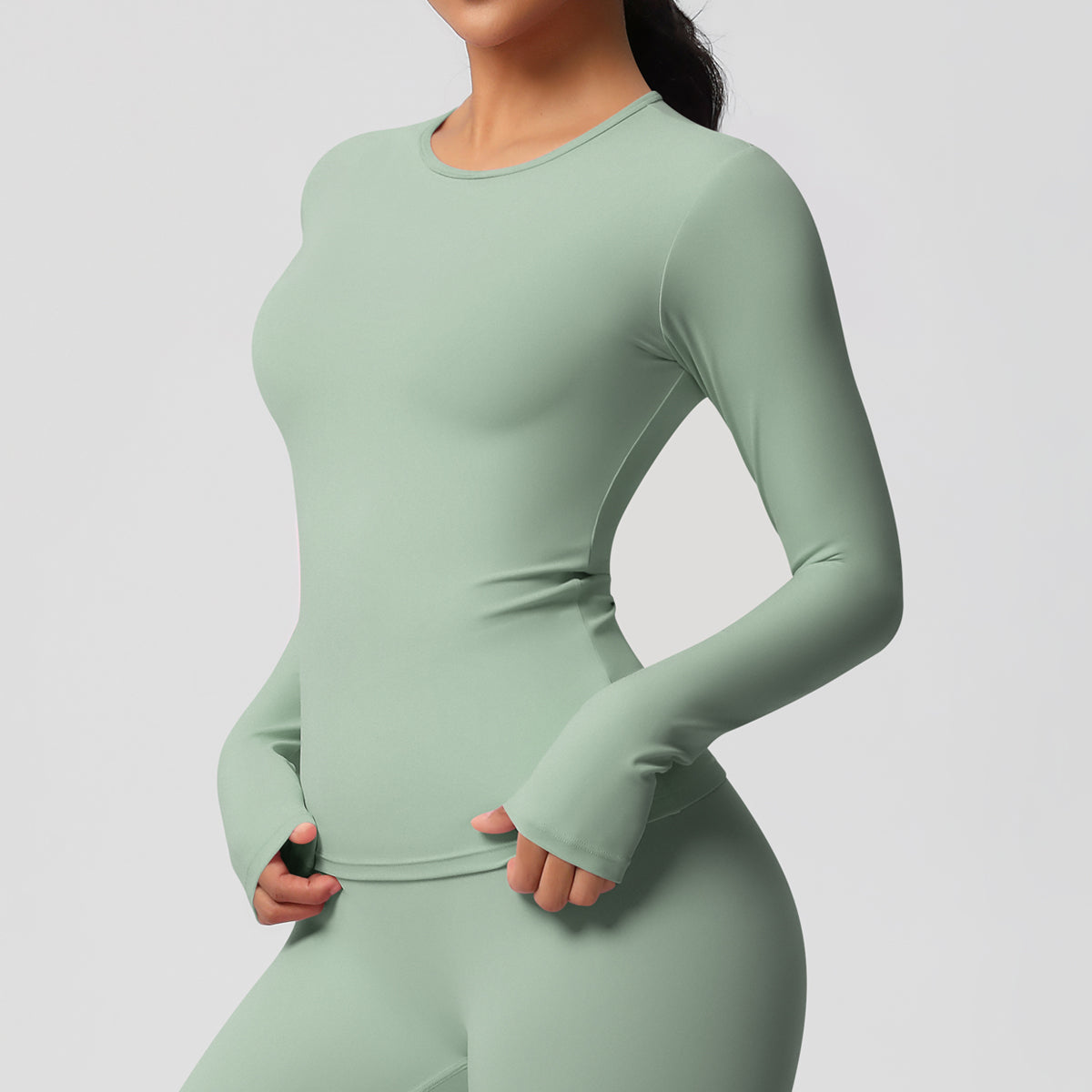 Aurae Top.03 Sage Green