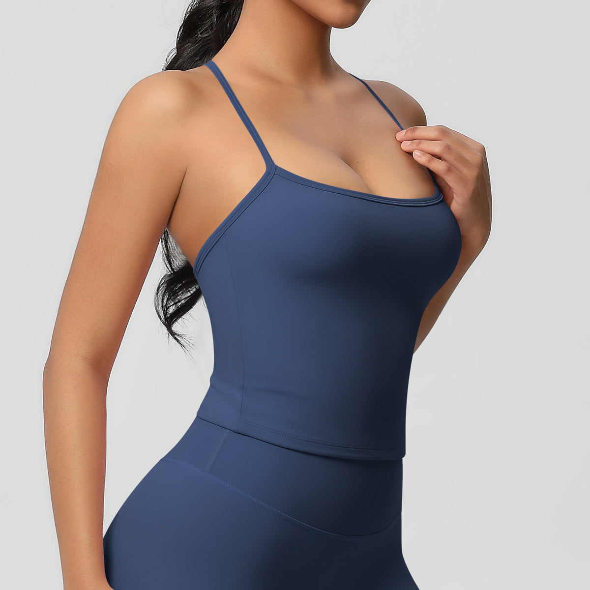 Aurae Top.01 Navy Blue