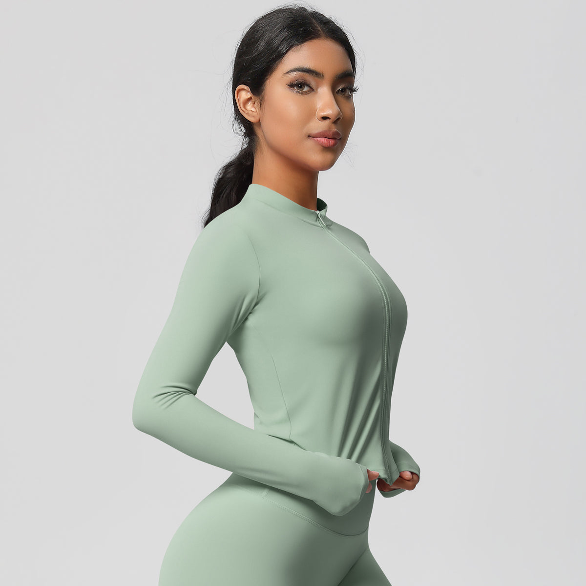 Aurae Jacket.01 Sage Green
