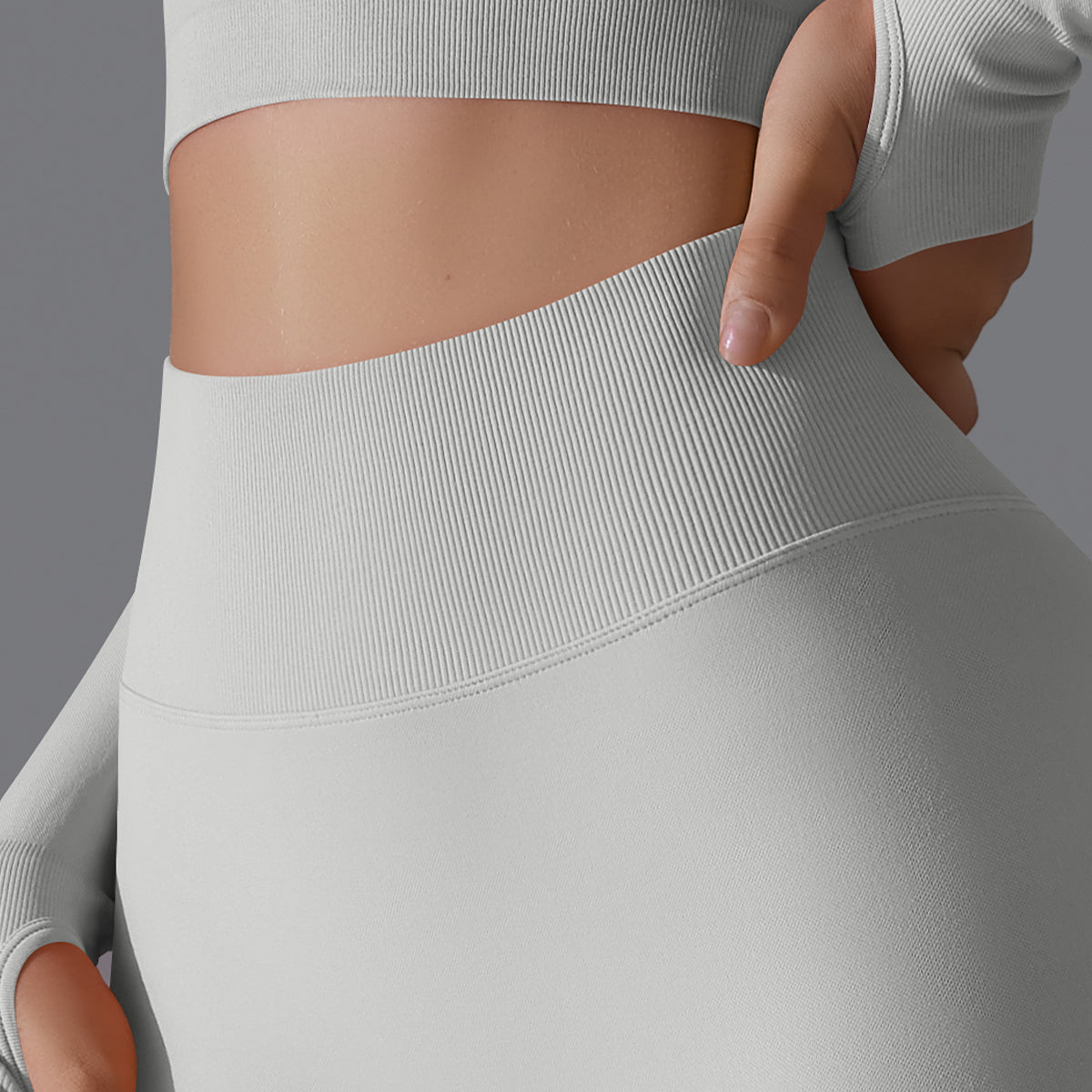 Aurae Legging.03 Silver Grey