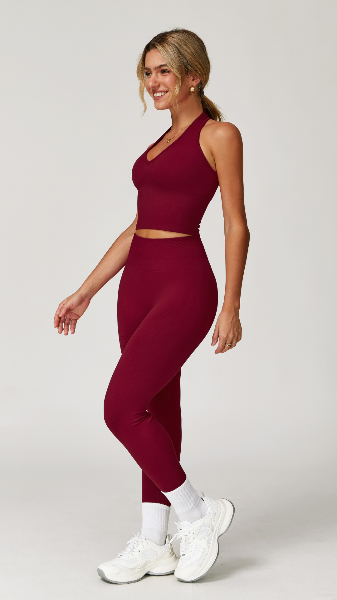 Aurae Legging.03 Burgundy