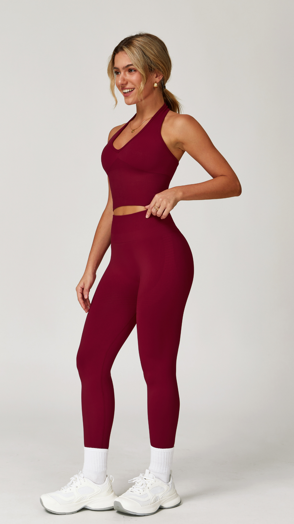 Aurae Legging.03 Burgundy